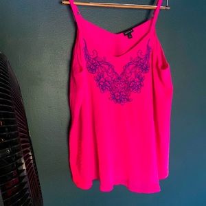 Hot pink swing cami Torrid size 1
